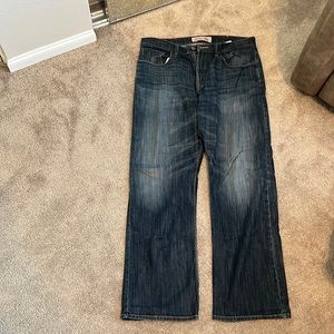 Wrangler Relaxed Jeans Bootcut 34x32 dark Stone wash